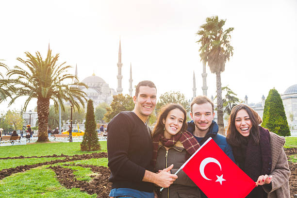 istock Group of Turkish Friends in Istanbul 522948633