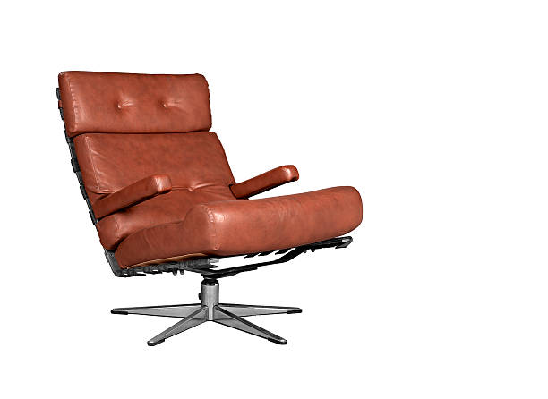istock brown leather stylish and retro chair 522949287