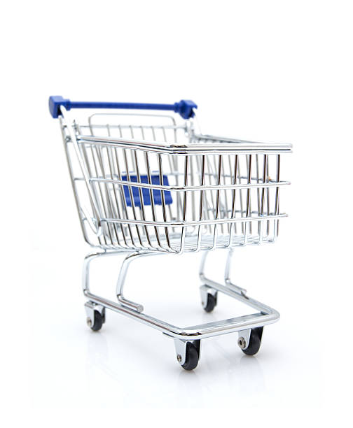 istock Shopping Cart isolated on white background 522950429