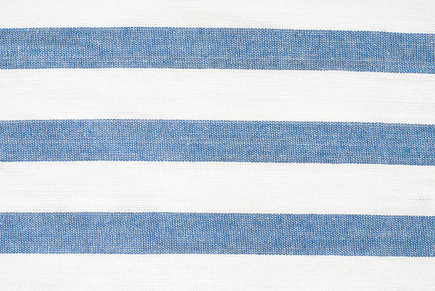 istock striped linen background, blue and white colors 522952065
