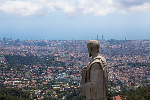 istock Panorama view of Barcelona from Mount Tibidabo 522958795