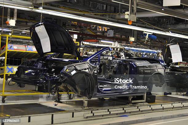 Cabriolet On The Production Line Stock Photo - Download Image Now - General Motors, Aluminum, Automated