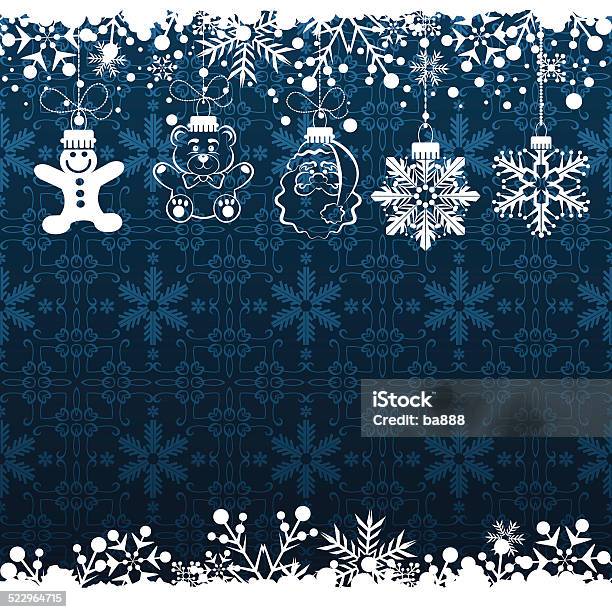 Christmas Decoration Frame Stock Illustration - Download Image Now - Abstract, Backgrounds, Beauty