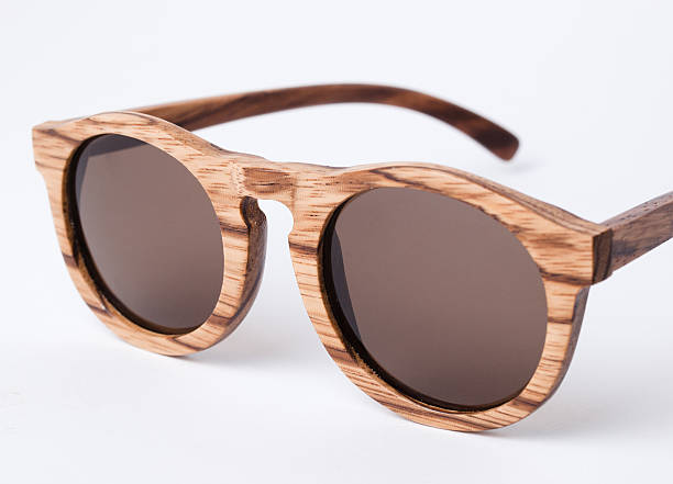 Wooden sunglasses detail