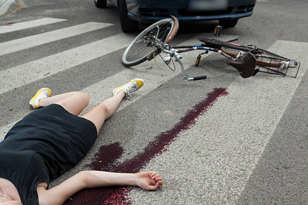 istock Killing accident on the pedestrian crossing 522979295