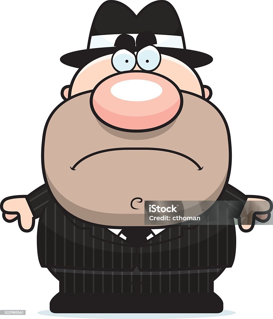 Mafia Kartun Gila Ilustrasi Stok - Unduh Gambar Sekarang - Clip art