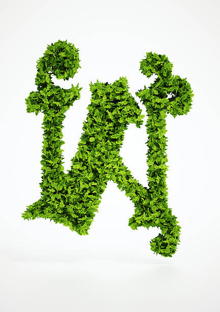 istock Ecology letter W symbol with white background 522983201