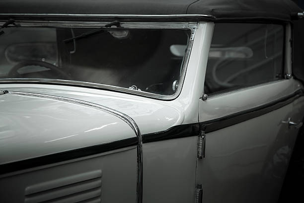 Retro Style Vintage Car stock photo