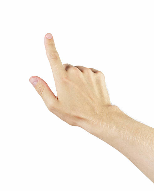 istock adult man hand clicking something 523000291