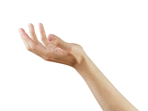 istock adult man hand to hold something 523000397