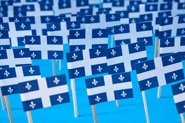 Photo of Quebec flags