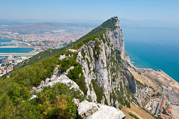 istock Rock of Gibraltar a view from the top 523006493