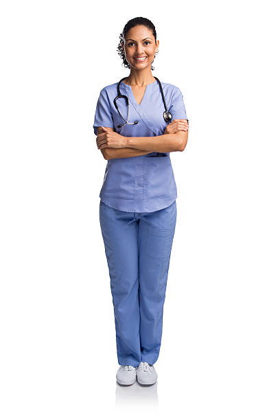 istock Smiling female nurse 523017797