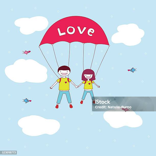 Love Stock Illustration - Download Image Now - Adolescence, Adult, Awe