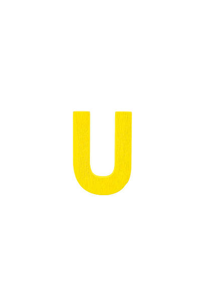 istock Isolated U capital letter 523031494