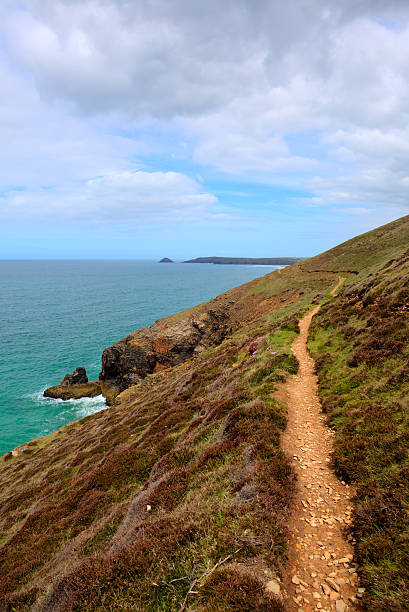istock South West Coast Path towards Perranporth North Cornwall UK 523031804