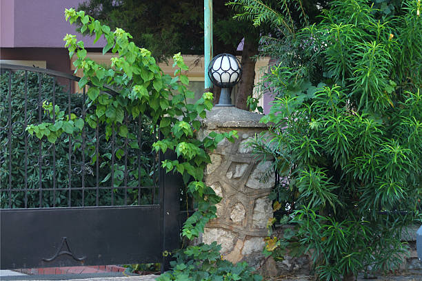 istock beautiful lantern in the park 523031813