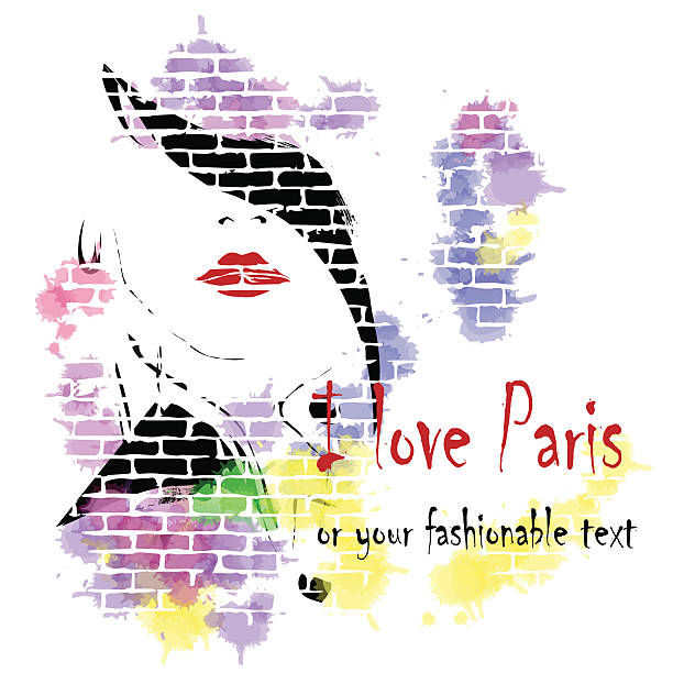 istock Fashion girl in sketch-style 523032841
