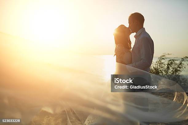 Sesión Fotográfica De Boda En La Playa Foto de stock y más banco de imágenes de Boda - Boda, Playa, Novia - Boda