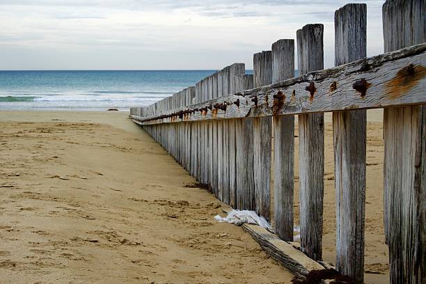 istock Torquay beach and fence 523033408
