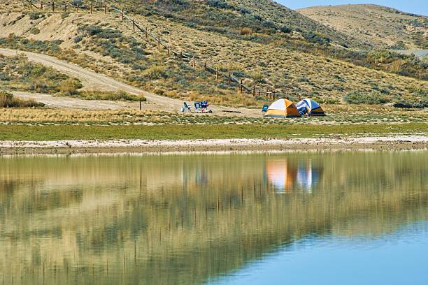 Camping sur le lac - Photo