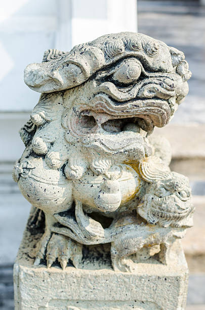 istock Stone Statue at Wat Pho  in Bangkok ,Thailand 523033844