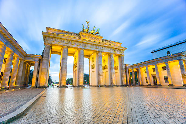 istock Brandenburg Gate in Berlin Germany at night 523034412
