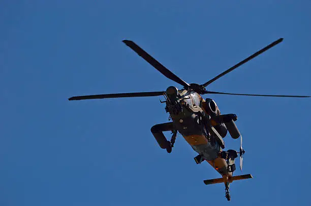 Turkey made an attack helicopter tested and used all types of its ammunitions