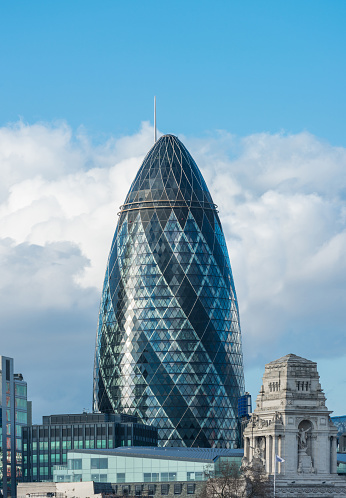 Sir Norman Foster Building (The Gherkin), London, UK