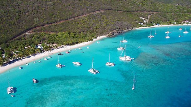 istock Aerial View of White Bay, Jost Van Dyke 523034802