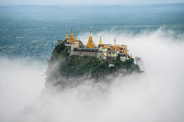 istock Mount Po-pa the old volcano in Myanmar 523035079