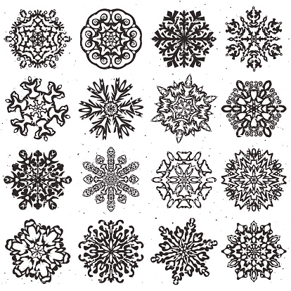 on white background. Template for christmas winter design