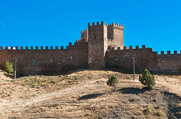 Genoese fortress in Sudac. Crimea. Ukraine.