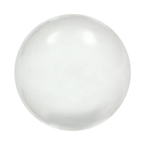istock Sphere glass ball, isolated on white background, with clipping p 523042174