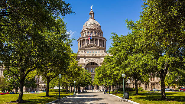 capitole de l'état du texas à austin, au texas - built structure architecture vacations travel destinations photos et images de collection