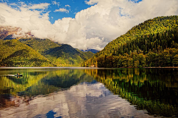 istock Abkhazia. Riza lake 523044148