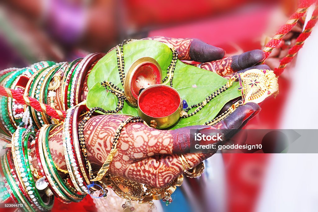 Hochzeit sindoor - Lizenzfrei Sindur Stock-Foto