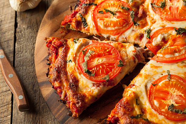istock Homemade Vegan Cauliflower Crust Pizza 523044890