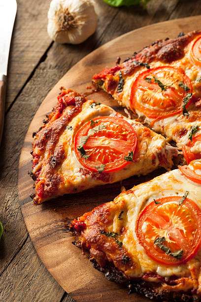 istock Homemade Vegan Cauliflower Crust Pizza 523044950