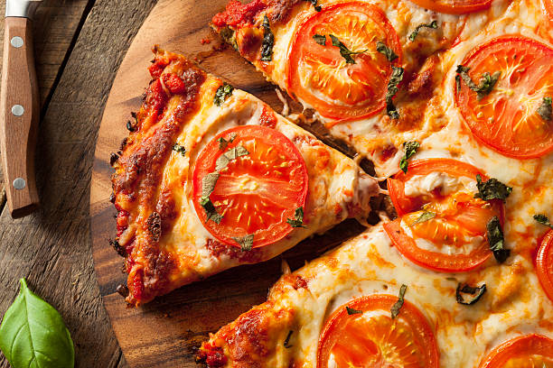 istock Homemade Vegan Cauliflower Crust Pizza 523045082