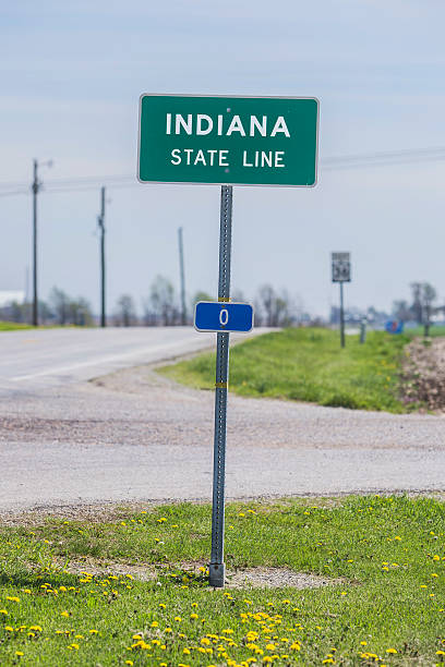 istock Welcome to Indiana Sign 523053382