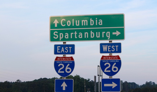 Interstate signs for interstate 26