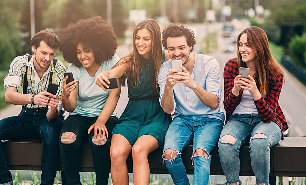 istock Surfing the net in the city 523054958