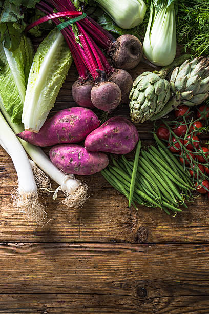 istock Local market fresh vegetable, garden produce 523059276