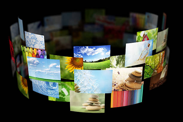 Collage of images background