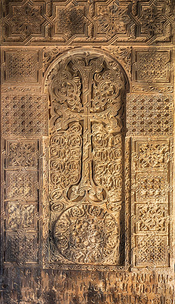 istock Khachkar, Noravank monastery, Armenia 523090391