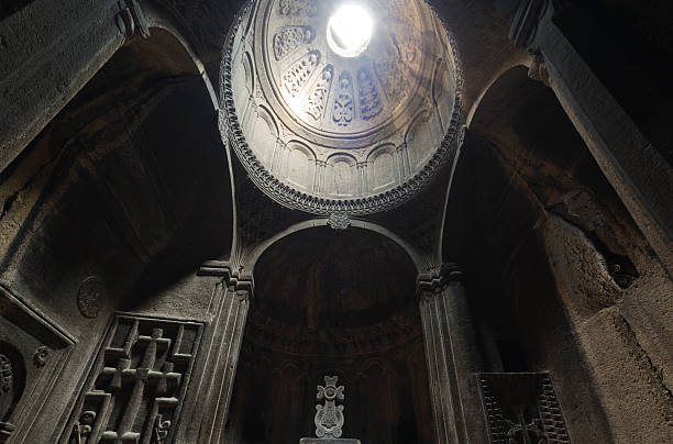 istock Dome of Geghard Monastery, Armenia 523090401