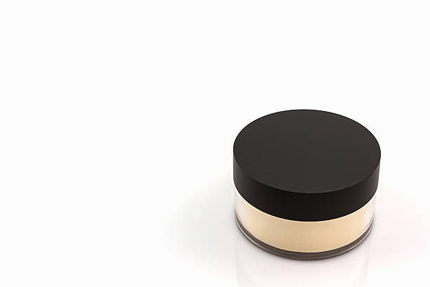 istock Bottle of make up powder. 523109201