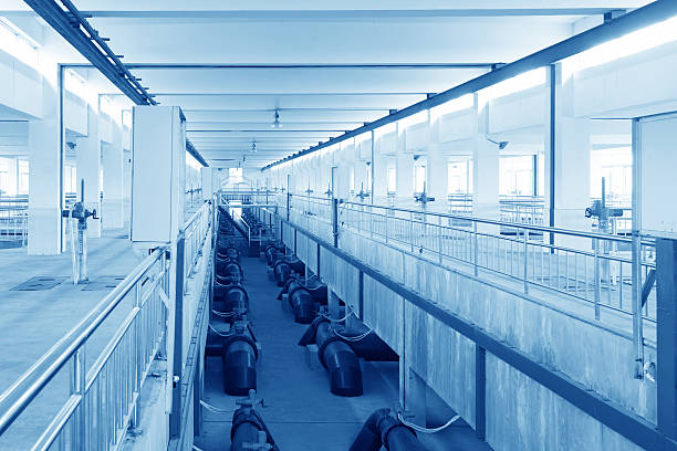 istock Modern urban wastewater treatment plant. 523113241