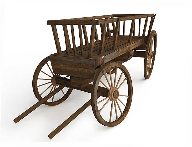 istock Vintage wooden Cart 523113261